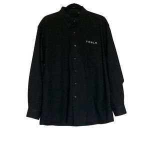 Blue Generation TESLA Embroidery Men’s Shirt Sz L